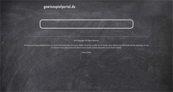 Desktop Screenshot of gewinnspielportal.de