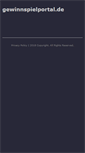 Mobile Screenshot of gewinnspielportal.de
