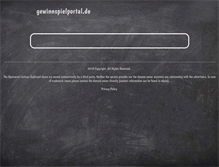 Tablet Screenshot of gewinnspielportal.de